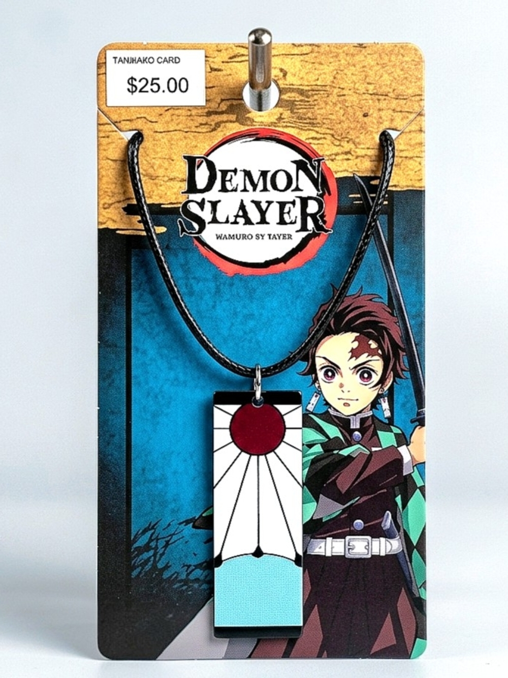 Demon Slayer: Kimetsu No Yaiba - Tanjiro’s Hanafuda Heritage Necklace